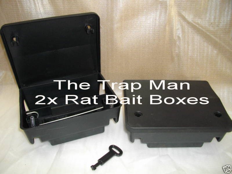 Rat bait box, rat poison baiting station, simple and inexpensive